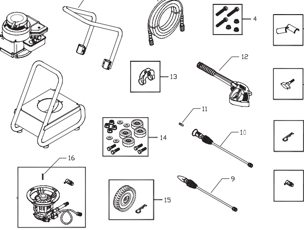 craftsman 020248-1 power washer replacement parts & manual